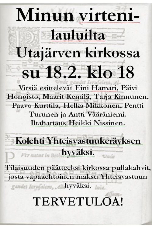 Minun virteni-ilta Minun virteni-ilta