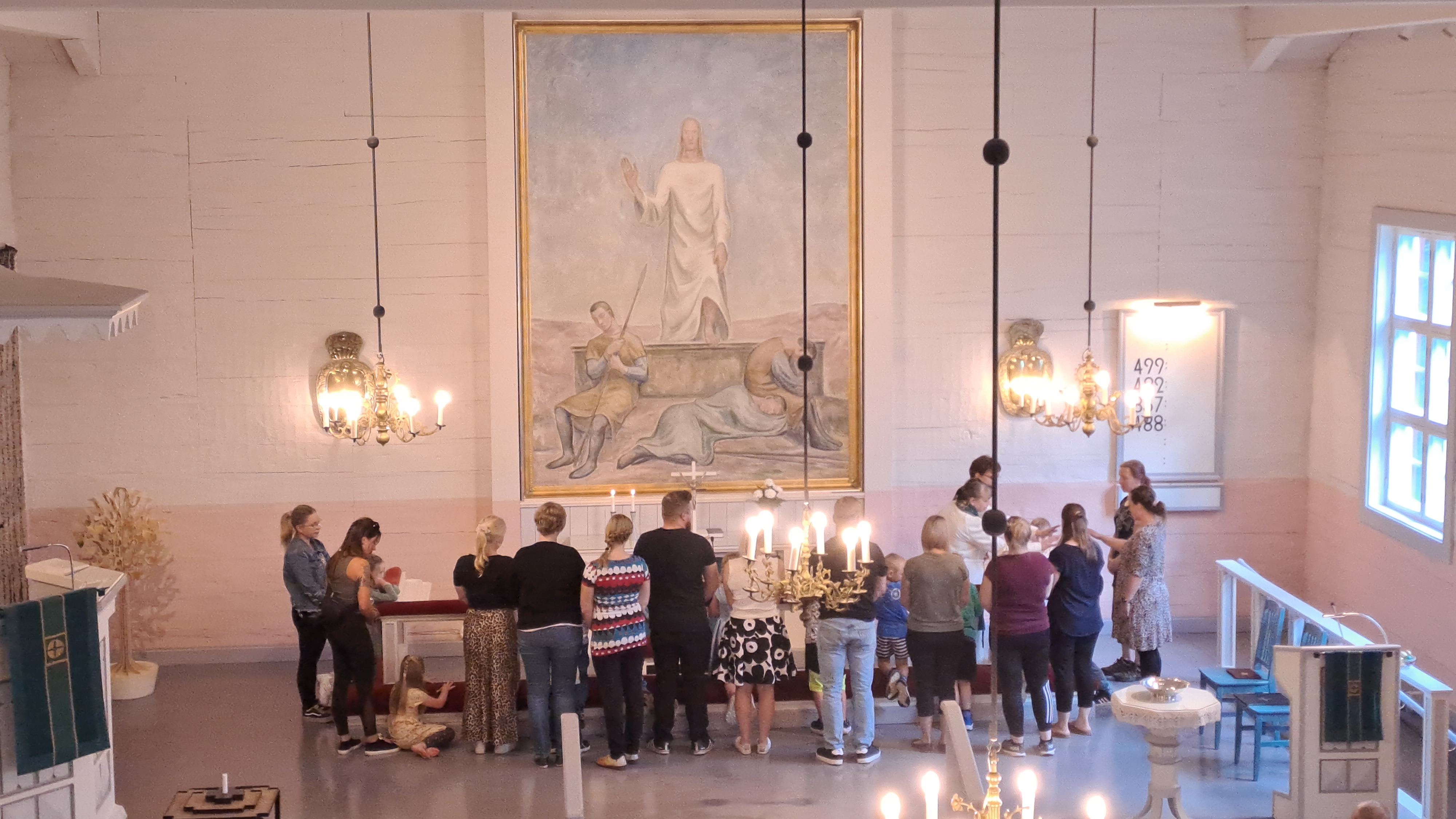 Esikouluun lähtevien koulutielle siunaaminen