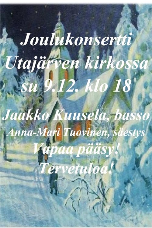 Joulukonsertti kirkossa Joulukonsertti kirkossa