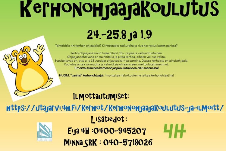Kerhonohjaajien aloituspalaveri Kerhonohjaajien aloituspalaveri