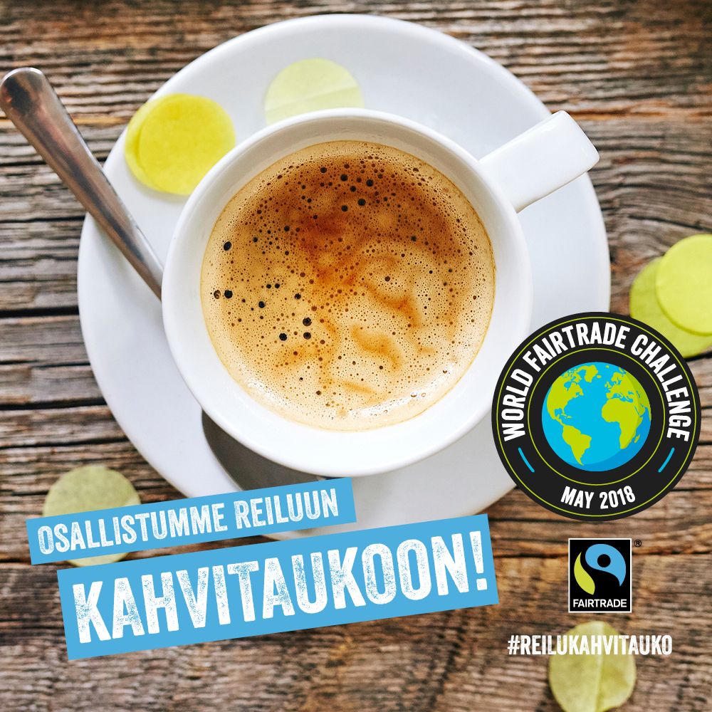 Sumppisetori reilulla kahvitauolla